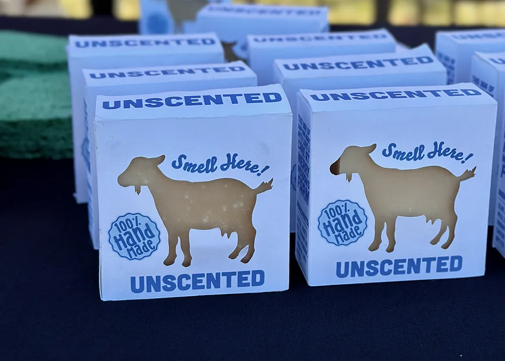 Merry Meadows unscented all natural goat's milk soap bars