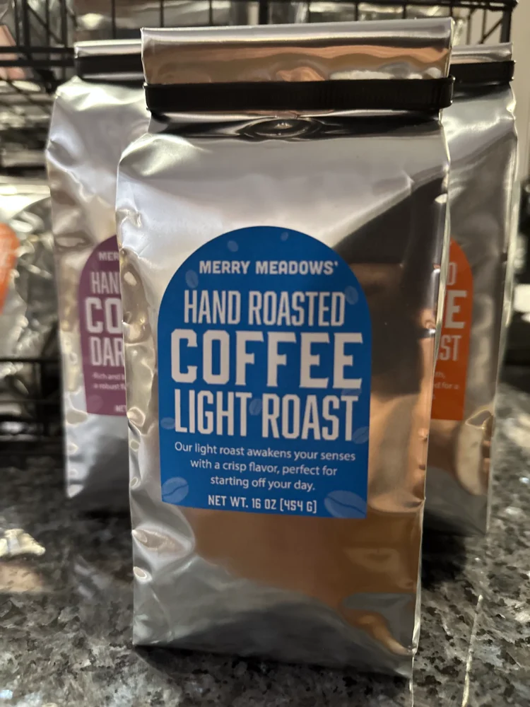 Merry Meadows Light Roast Whole Coffee Beans