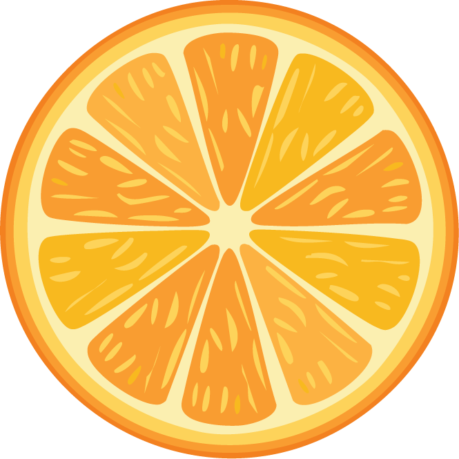 Orange Slice Illustration