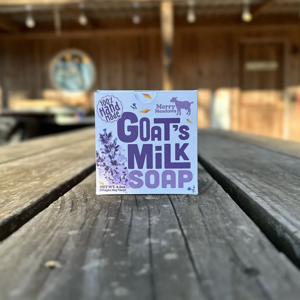 Merry Meadows Goat’s Milk Soap Lavender With Oat