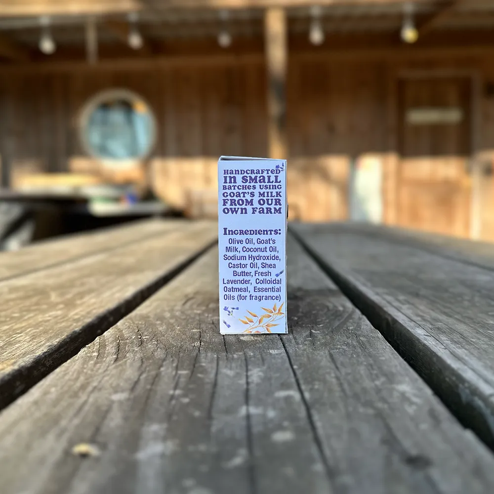 Merry Meadows Goat’s Milk Soap Lavender With Oat