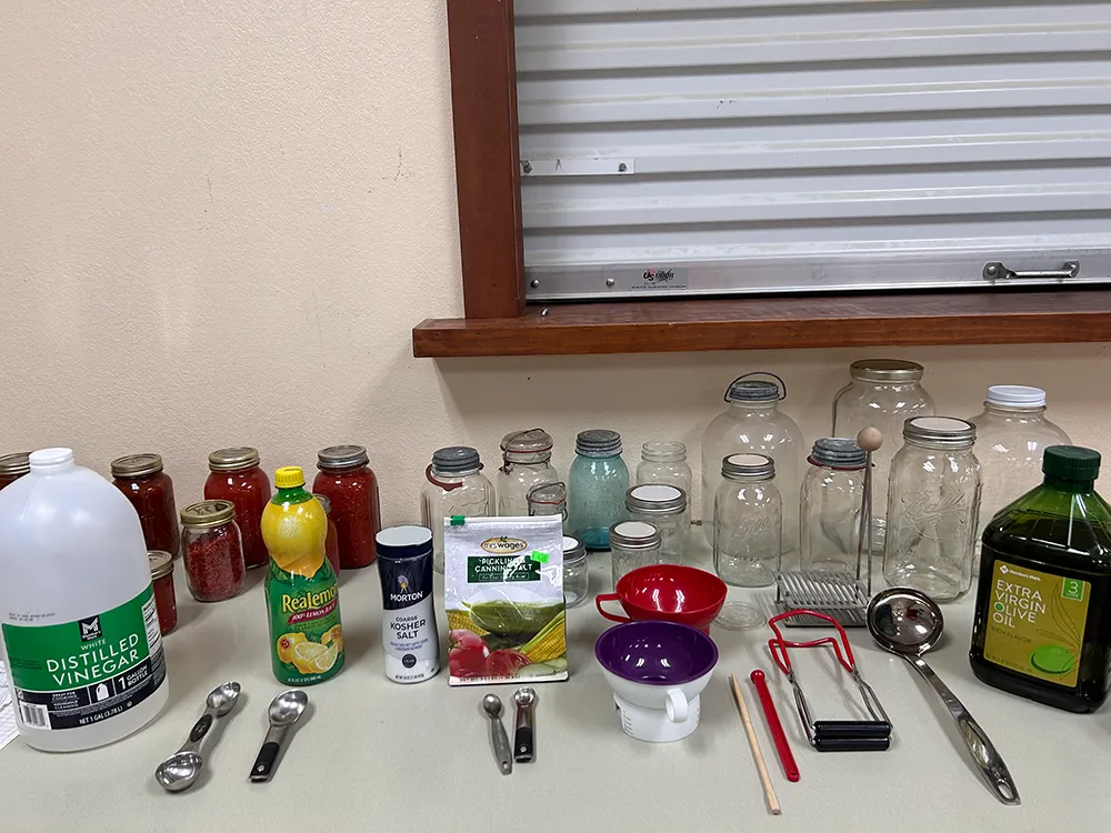Canning supplies