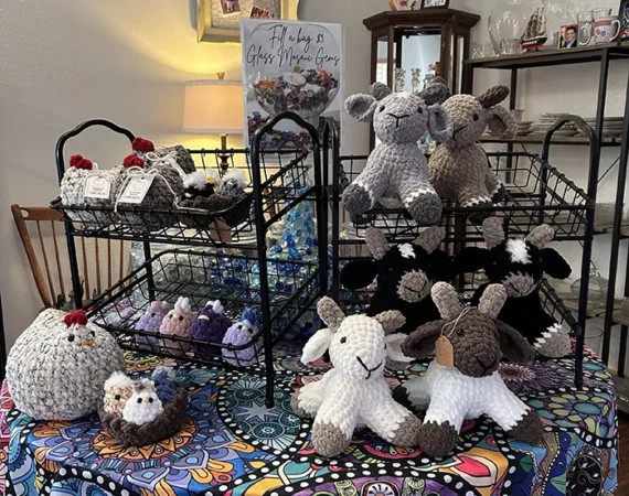 crochet-display-at-merry-meadows-farm-store